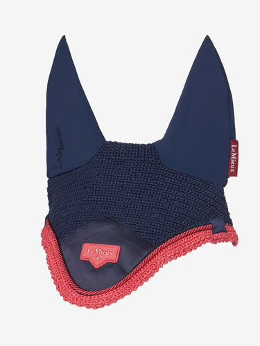LeMieux Loire Fly Hood Navy/Cranberry| Online For Equine