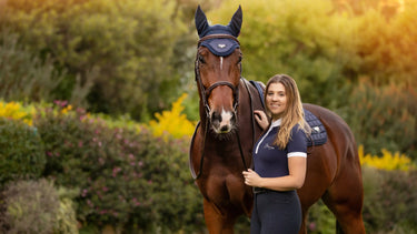 LeMieux Loire Fly Hood Navy| Online For Equine