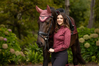 Buy LeMieux Loire Fly Hood Orchid - X Large| Online for Equine