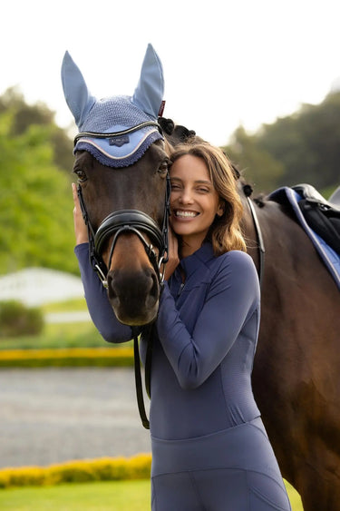 LeMieux Loire Fly Hood Powder Blue| Online For Equine
