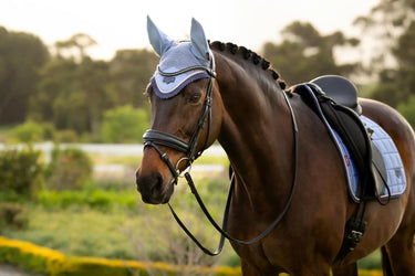 LeMieux Loire Fly Hood Powder Blue| Online For Equine