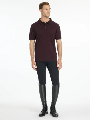 LeMieux Mens Classique Polo Shirt Damson| Online For Equine