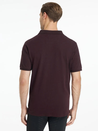LeMieux Mens Classique Polo Shirt Damson| Online For Equine