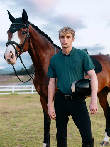LeMieux Mens Classique Polo Shirt Jungle| Online For Equine