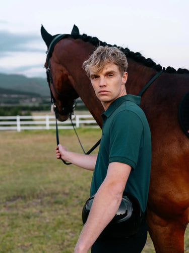LeMieux Mens Classique Polo Shirt Jungle| Online For Equine
