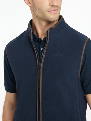 LeMieux Mens Fleece Gilet Navy| Online For Equine