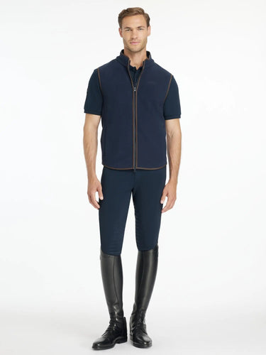 LeMieux Mens Fleece Gilet Navy