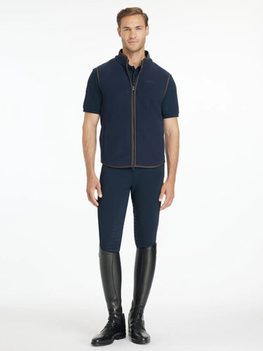 LeMieux Mens Fleece Gilet Navy| Online For Equine