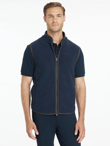 LeMieux Mens Fleece Gilet Navy