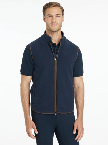 LeMieux Mens Fleece Gilet Navy| Online For Equine