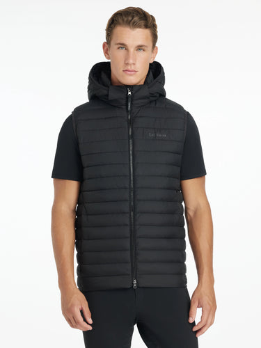 LeMieux Mens Hooded Puffer Gilet Black| Online For Equine