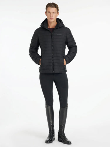 LeMieux Mens Hooded Puffer Jacket Black| Online For Equine