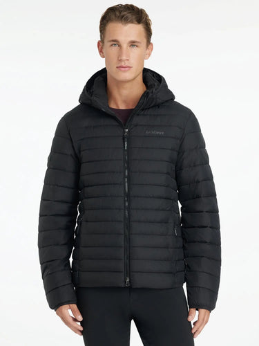 LeMieux Mens Hooded Puffer Jacket Black| Online For Equine