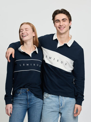 LeMieux Mens Rugby Shirt Navy| Online For Equine