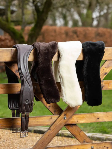 LeMieux Merino+ Anatomic Jumping Girth Cover Black| Online For Equine