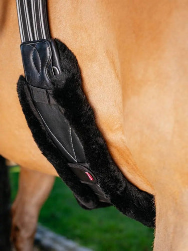 LeMieux Merino+ Anatomic Long Stud Girth Cover Black