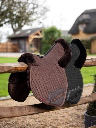 LeMieux Merino+ Half Lined Close Contact Numnah Black/Black| Online For Equine