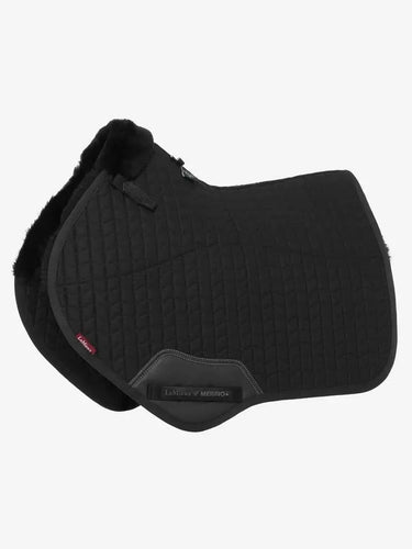 LeMieux Merino+ Half Lined Close Contact Square Black/Black| Online For Equine