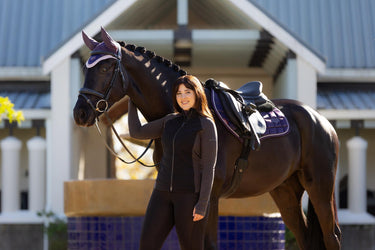LeMieux Merino+ Loire Classic Close Contact Square Juniper| Online For Equine