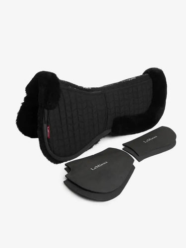 LeMieux Merino+ ProSorb 2 Pocket Half Pad Black/Black| Online For Equine