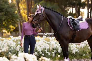 LeMieux Merino+ Suede Close Contact Square Fondant| Online For Equine