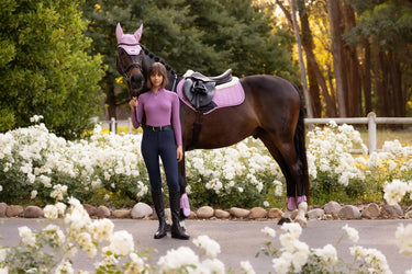 LeMieux Merino+ Suede Close Contact Square Fondant| Online For Equine