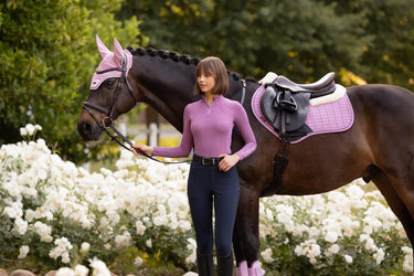 LeMieux Merino+ Suede Close Contact Square Fondant| Online For Equine