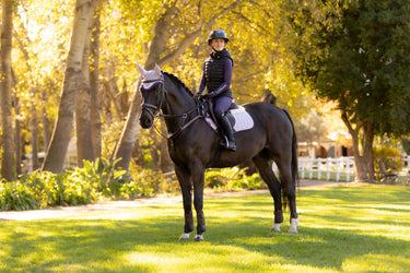 LeMieux Merino+ Suede Close Contact Square Lilac| Online For Equine