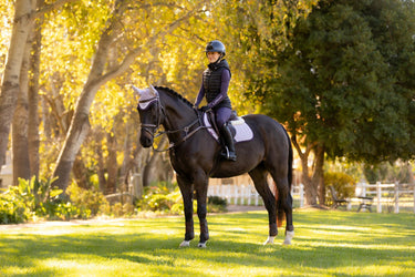 LeMieux Merino+ Suede Close Contact Square Lilac| Online For Equine