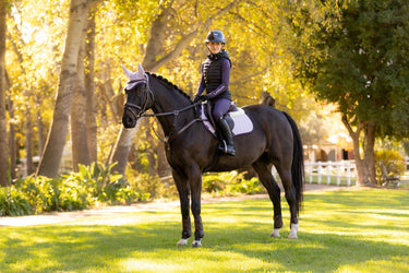 LeMieux Merino+ Suede Close Contact Square Lilac| Online For Equine