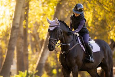 LeMieux Merino+ Suede Close Contact Square Lilac| Online For Equine