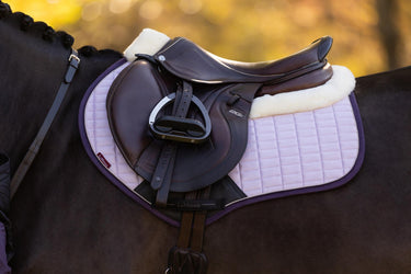 LeMieux Merino+ Suede Close Contact Square Lilac| Online For Equine
