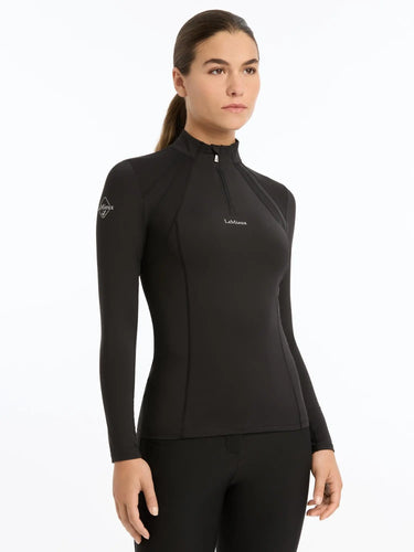 LeMieux Mia Mesh Long Sleeve Base Layer Black| Online For Equine