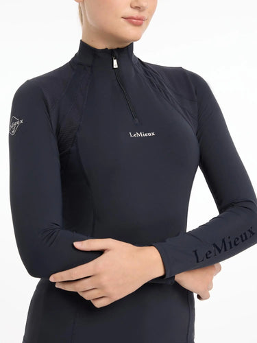 LeMieux Mia Mesh Long Sleeve Base Layer Navy| Online For Equine