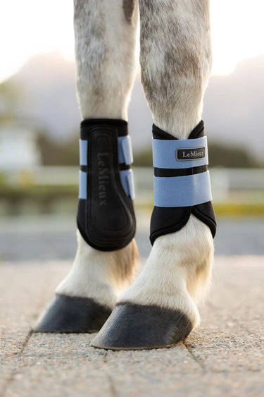 LeMieux Mini Air-Tek Grafter Brushing Boots Powder Blue| Online For Equine