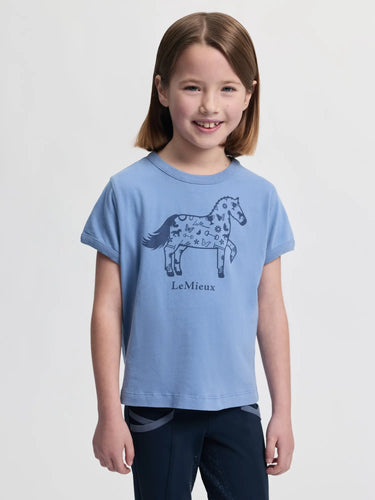LeMieux Mini Alex T-Shirt Powder Blue| Online For Equine