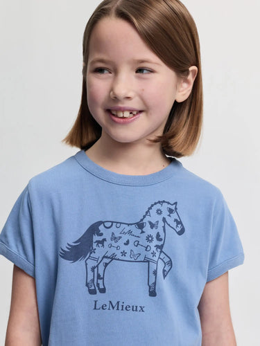 LeMieux Mini Alex T-Shirt Powder Blue| Online For Equine