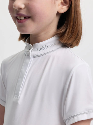 LeMieux Mini Bella Show Shirt White| Online For Equine