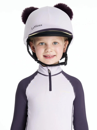 LeMieux Mini Double Pom Hat Silk Lilac| Online For Equine