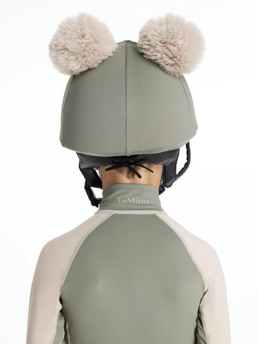 LeMieux Mini Double Pom Hat Silk Rosemary| Online For Equine