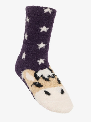 LeMieux Mini Fluffy Character Socks Juniper| Online For Equine
