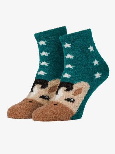 Buy LeMieux Mini Fluffy Spruce Character Socks| Online for Equine