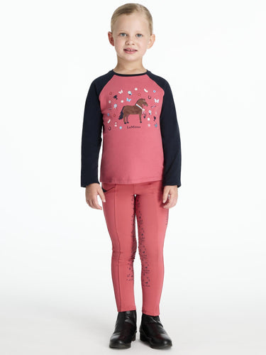LeMieux Mini Jamie Chancer Long Sleeve Top Cranberry| Online For Equine