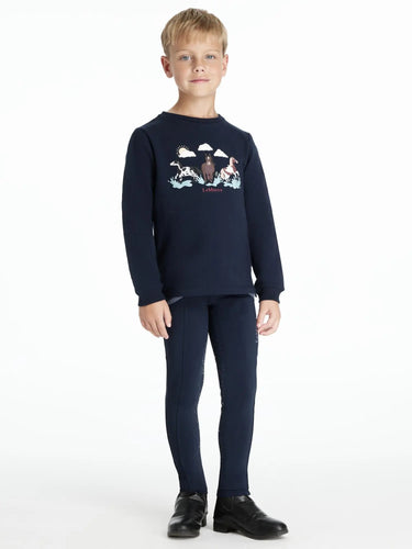 LeMieux Mini Poppy Long Sleeve Top Navy| Online For Equine