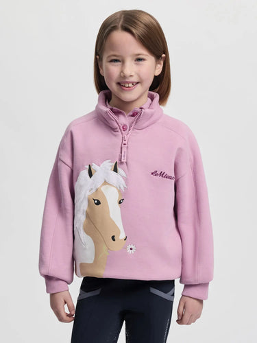 LeMieux Mini Quinn Quarter Zip Sweat Fondant| Online For Equine