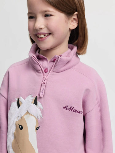 LeMieux Mini Quinn Quarter Zip Sweat Fondant| Online For Equine