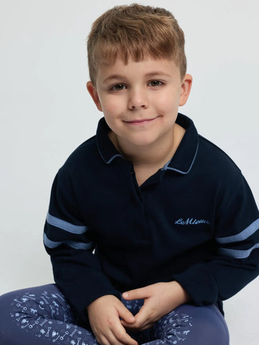 LeMieux Mini Robbie Rugby Shirt Navy| Online For Equine