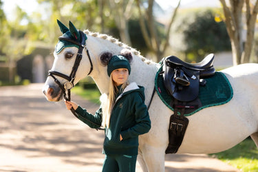 Buy LeMieux Mini Sherpa Lined Lily Hoodie Spruce| Online for Equine