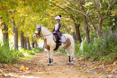 LeMieux Mini Suede Close Contact Square Lilac| Online For Equine
