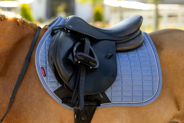 LeMieux Mini Suede Close Contact Square Powder Blue| Online For Equine